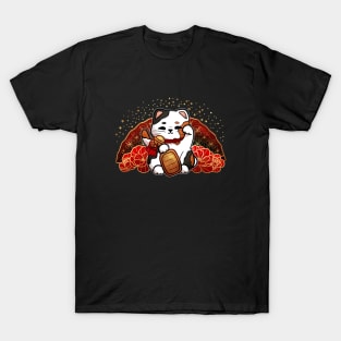 Golden Lucky Cat T-Shirt